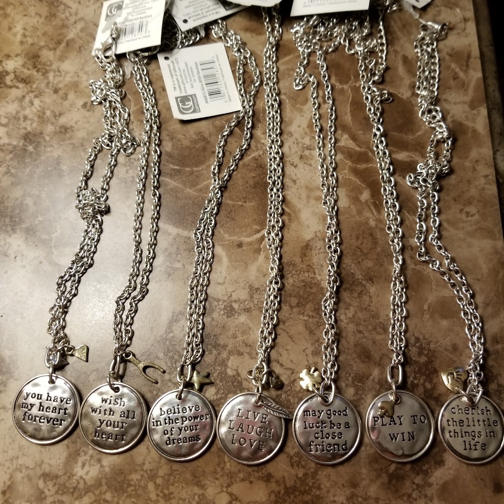 Insperational necklaces